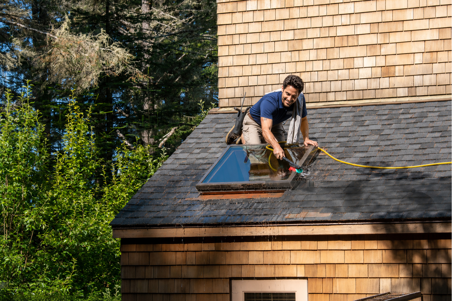Skylight Cleaning by Expert Window Cleaning Bellingham